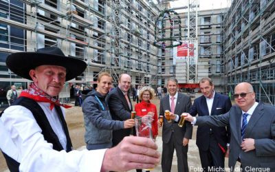 Neues Hotel feiert Richtfest  – Lokalkompass Monheim